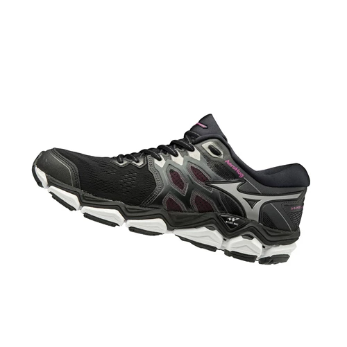 Black/Grey/Pink Mizuno Wave Horizon 3 Women's Running Shoes | 187-VAQTUN