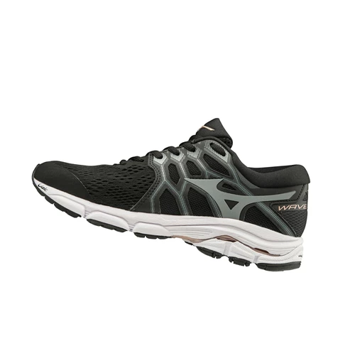 Black Mizuno Wave Equate 4 Women's Running Shoes | 246-XDNPRQ