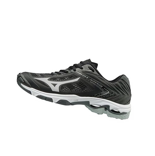 Black/Silver Mizuno Wave Lightning Z5 Women's Volleyball Shoes | 215-KUQAND