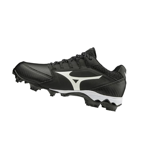 Black/White Mizuno 9-spike Advanced Finch Elite 4 Tpu Molded Women's Softball Cleats | 460-CNXAIB