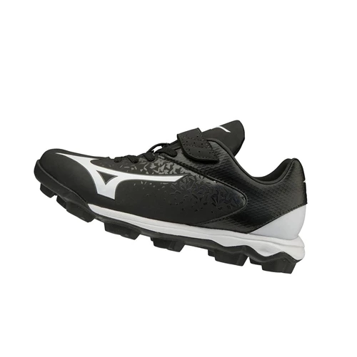 Black/White Mizuno Finch Select Nine Molded Women's Softball Cleats | 769-YQCANZ