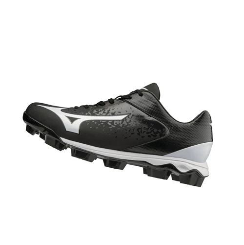 Black/White Mizuno Select Nine Tpu Low Molded Men's Baseball Cleats | 895-XMZFHJ