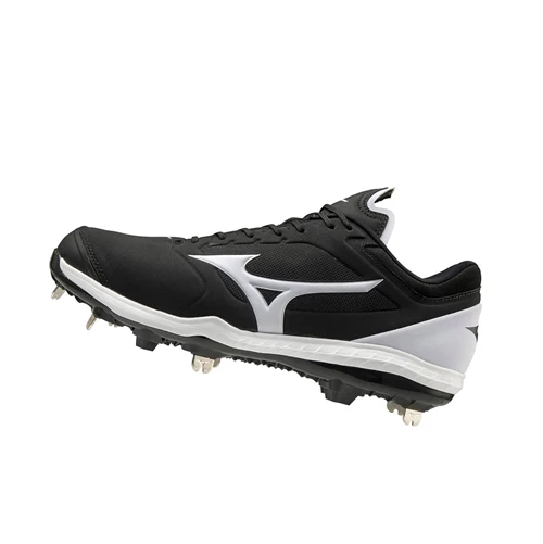 Black/White Mizuno Sweep 5 Low Metal Women's Softball Cleats | 327-NFAKYQ