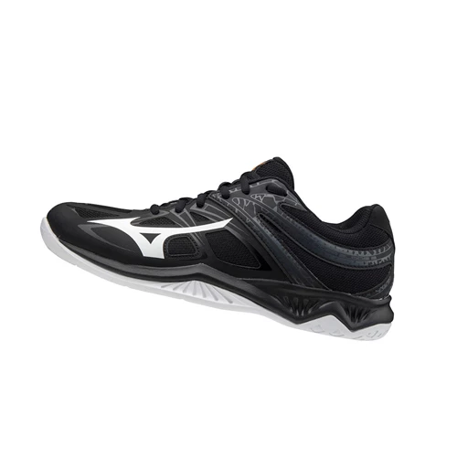 Black/White Mizuno Thunder Blade 2 Men's Volleyball Shoes | 496-FLVRPS