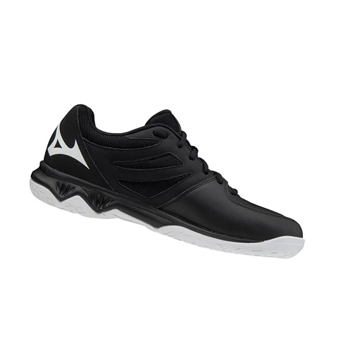 Black/White Mizuno Thunder Blade 2 Women's Volleyball Shoes | 465-DVTWAL