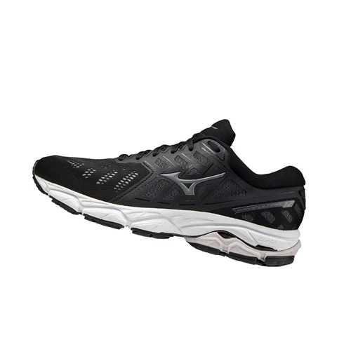 Black/White Mizuno Wave Ultima 12 Women's Running Shoes | 619-IXTDOU