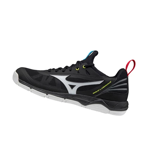 Black/White/Yellow Mizuno Wave Luminous Men's Volleyball Shoes | 465-TQGALM