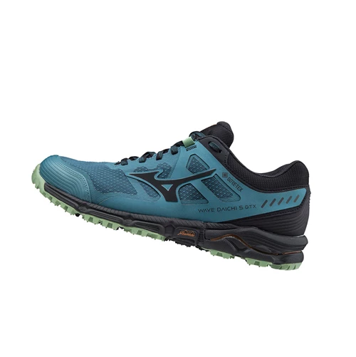 Blue/Green Mizuno Wave Daichi 5 Gtx Men's Trail Running Shoes | 570-LDYWRS