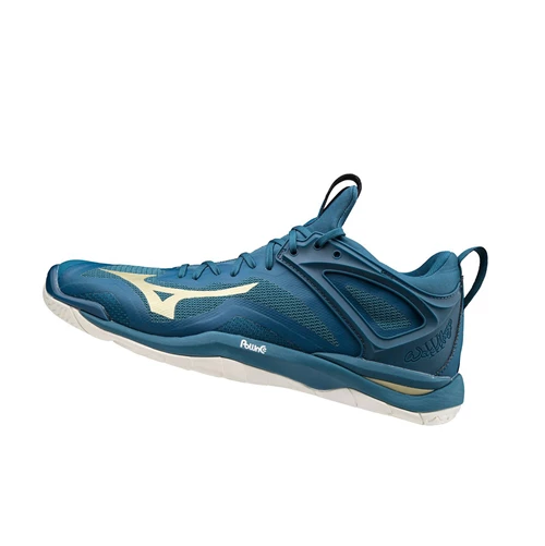 Blue Mizuno Wave Mirage 3 Women's Handball Shoes | 495-HVRNKT