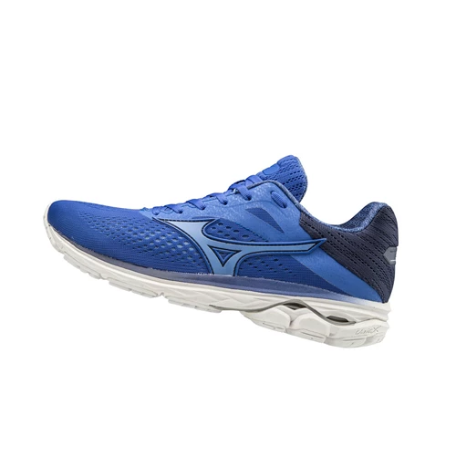 Blue Mizuno Wave Rider 23 Women's Running Shoes | 426-MQEWCR