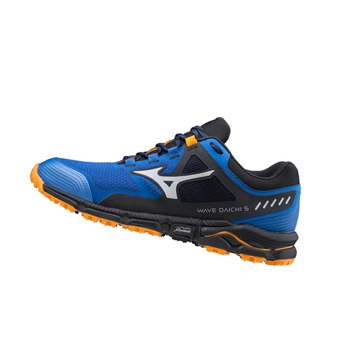 Blue/ Orange Mizuno Wave Daichi 5 Men's Trail Running Shoes | 481-OZVBSJ