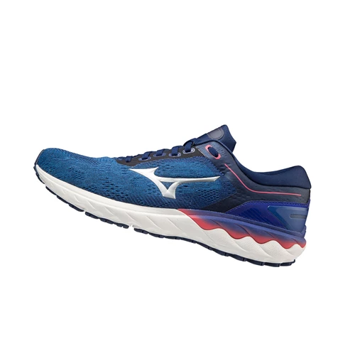 Blue/Pink Mizuno Wave Skyrise Men's Running Shoes | 416-RQTKYX