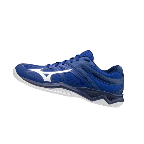 Blue/White/Pink Mizuno Thunder Blade 2 Men's Volleyball Shoes | 694-XZDFJG