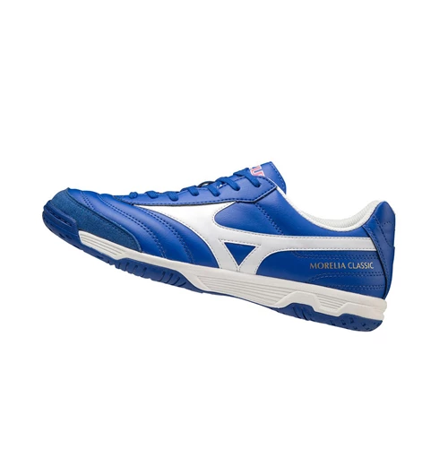 Blue/white Mizuno Morelia Sala Classic In Women's Football Shoes | 921-XTRVDY