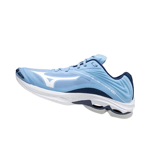 Blue/white Mizuno Wave Lightning Z6 Women's Volleyball Shoes | 238-PSCIMR