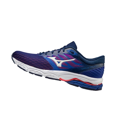 Blue/white Mizuno Wave Prodigy 3 Men's Running Shoes | 520-QHJXAL