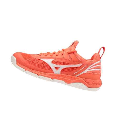 Coral/white Mizuno Wave Luminous Women's Volleyball Shoes | 861-IDXFTY