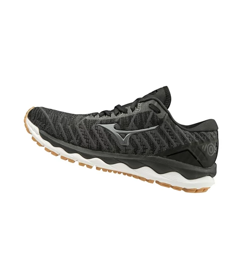 Dark Grey Mizuno Wave Sky 4 Waveknitﾙ D (Wide) Women's Running Shoes | 648-VFUYTX