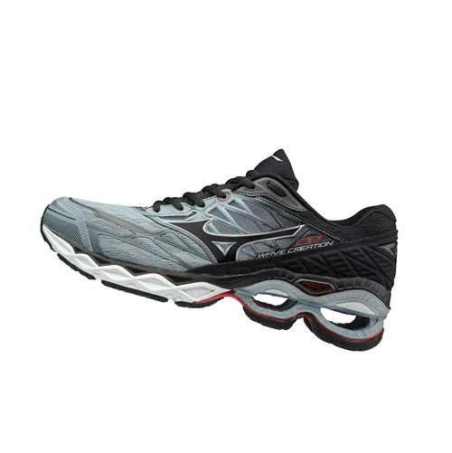 Grey/Black Mizuno Wave Creation 20 Men's Running Shoes | 189-NMRJSU