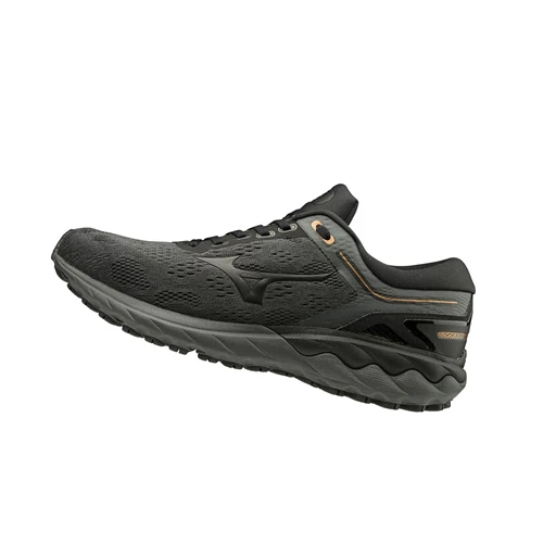 Grey/Black Mizuno Wave Skyrise Men's Running Shoes | 637-WXPOTY