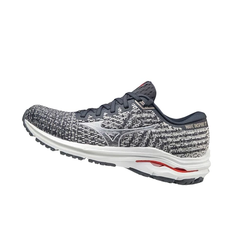 Grey Mizuno Wave Inspire 17 Waveknit Women's Running Shoes | 468-PHTOYV