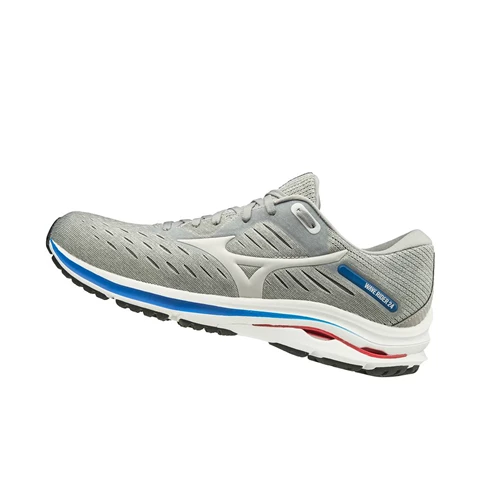 Grey Mizuno Wave Rider 24 2e (Wide) Men's Running Shoes | 269-HFVJWK