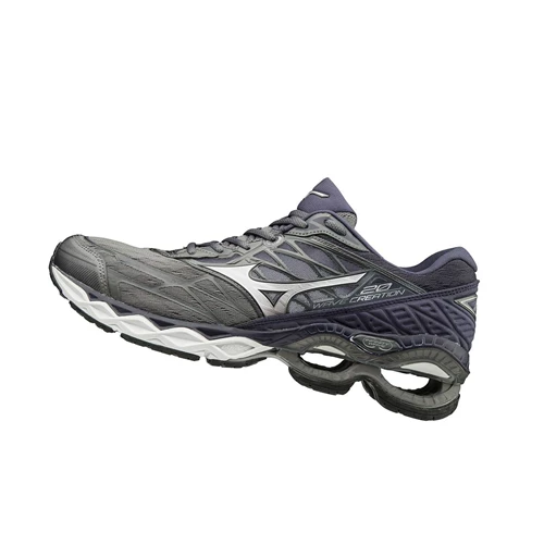 Grey/Silver Mizuno Wave Creation 20 Men's Running Shoes | 749-ILZSXN