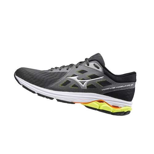 Grey/Silver/Yellow Mizuno Wave Kizuna 2 Men's Running Shoes | 528-KCWYAB