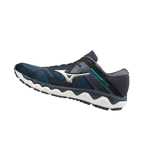 Navy Mizuno Wave Horizon 4 Men's Running Shoes | 231-DYJBCZ