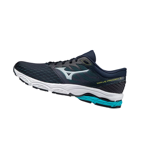 Navy Mizuno Wave Prodigy 3 Men's Running Shoes | 518-QDJMHV