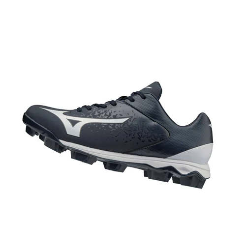 Navy/White Mizuno Select Nine Tpu Low Molded Men's Baseball Cleats | 085-DPAYUF