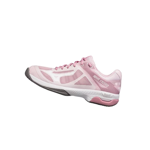 Pink/White Mizuno Wave Exceed Sl Ac Women's Running Shoes | 863-GMZHJU