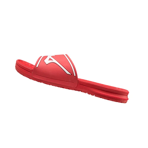 Red/White Mizuno Relax Slide 2 Men's Slides | 759-BZFPQR