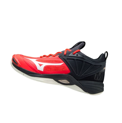 Red/White Mizuno Wave Momentum 2 Men's Volleyball Shoes | 804-NDVAQX