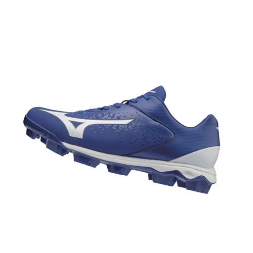 Royal/White Mizuno Select Nine Tpu Low Molded Men's Baseball Cleats | 271-DJOVBI