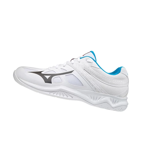 White/Black/Blue Mizuno Thunder Blade 2 Men's Volleyball Shoes | 235-JWAEFK