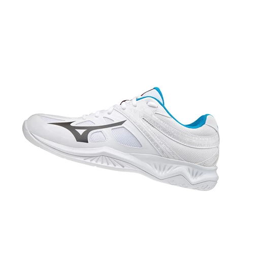 White/Black/Blue Mizuno Thunder Blade 2 Women's Volleyball Shoes | 412-ORUZHV