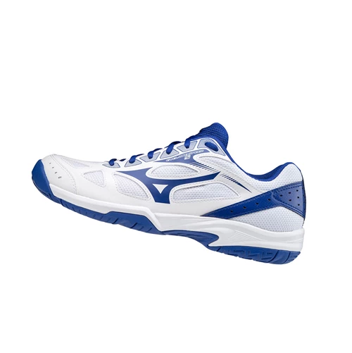 White/Blue Mizuno Cyclone Speed 2 Men's Volleyball Shoes | 643-OUJVWE