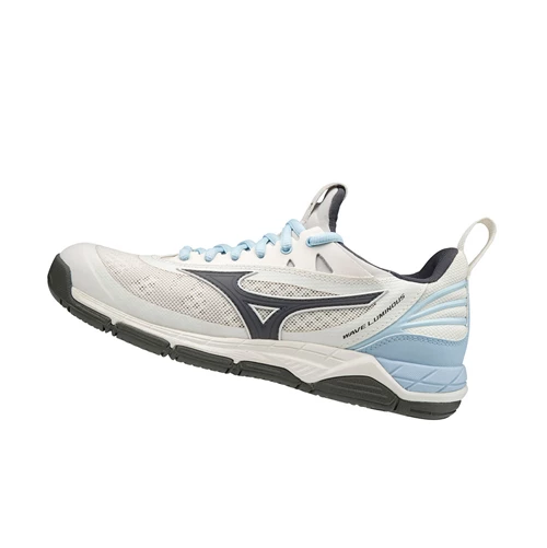 White/Grey Mizuno Wave Luminous Women's Volleyball Shoes | 692-JSTQAK