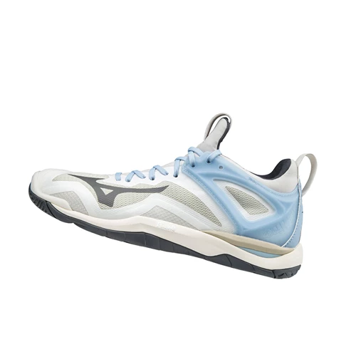 White/Grey Mizuno Wave Mirage 3 Women's Handball Shoes | 975-TKLDXJ