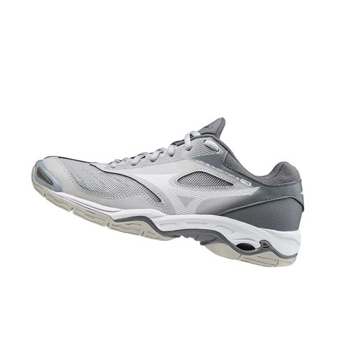 White/Grey Mizuno Wave Phantom 2 Nb Women's Netball Shoes | 936-IDPMEN