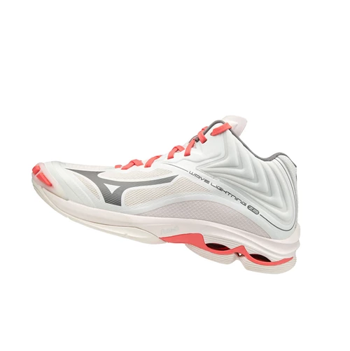 White Mizuno Wave Lightning Z6 Mid Women's Volleyball Shoes | 245-NBAOFJ