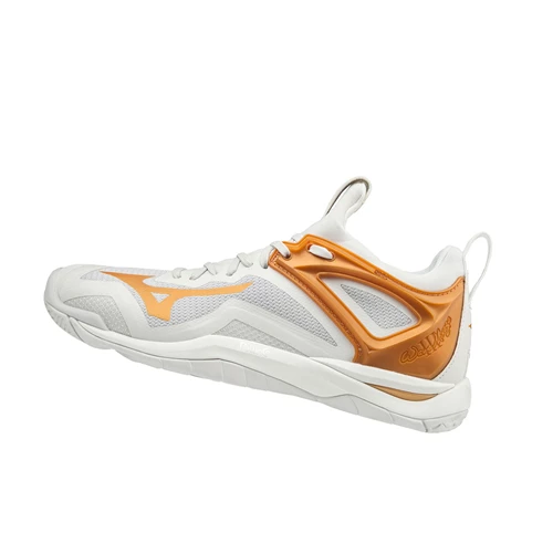 White Mizuno Wave Mirage 3 Women's Handball Shoes | 062-OYNWPT