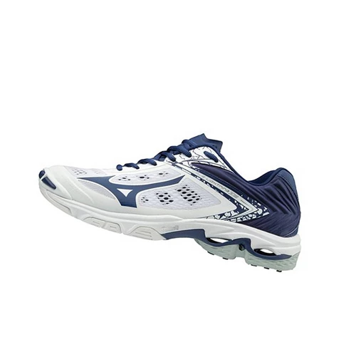 White/Navy Mizuno Wave Lightning Z5 Women's Volleyball Shoes | 659-XAOFJY